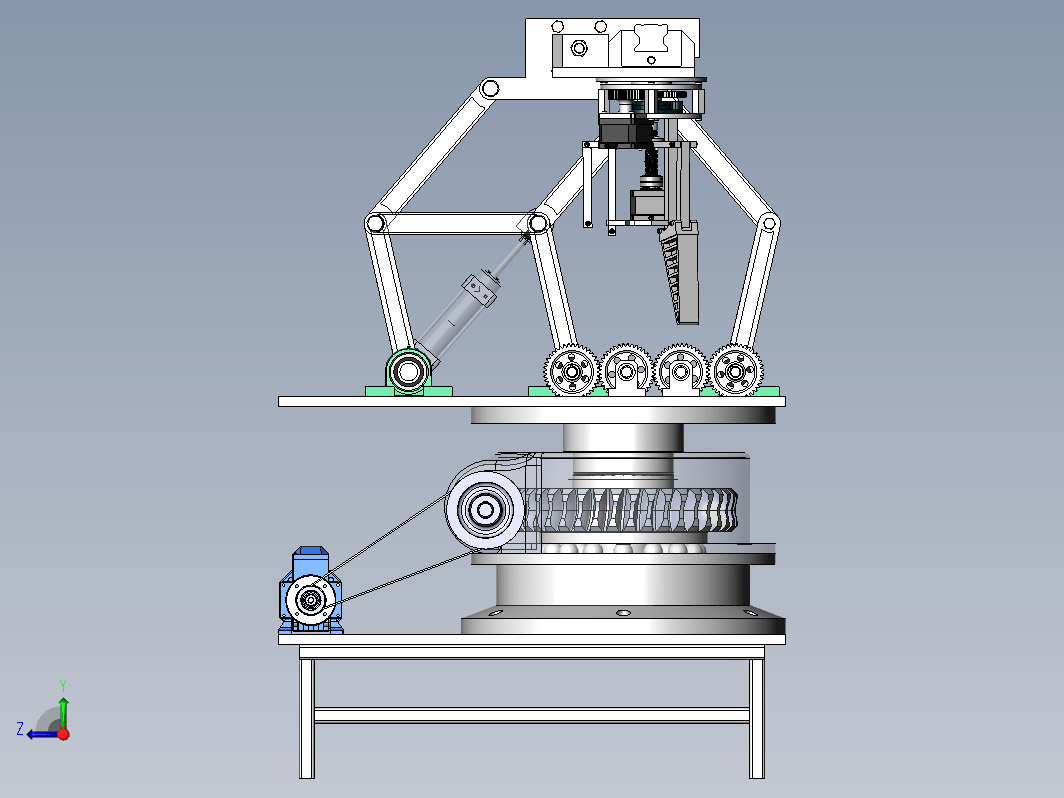 苹果装箱机械手三维SW+CAD+说明