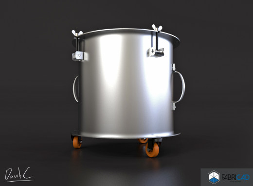 除尘器排放容器