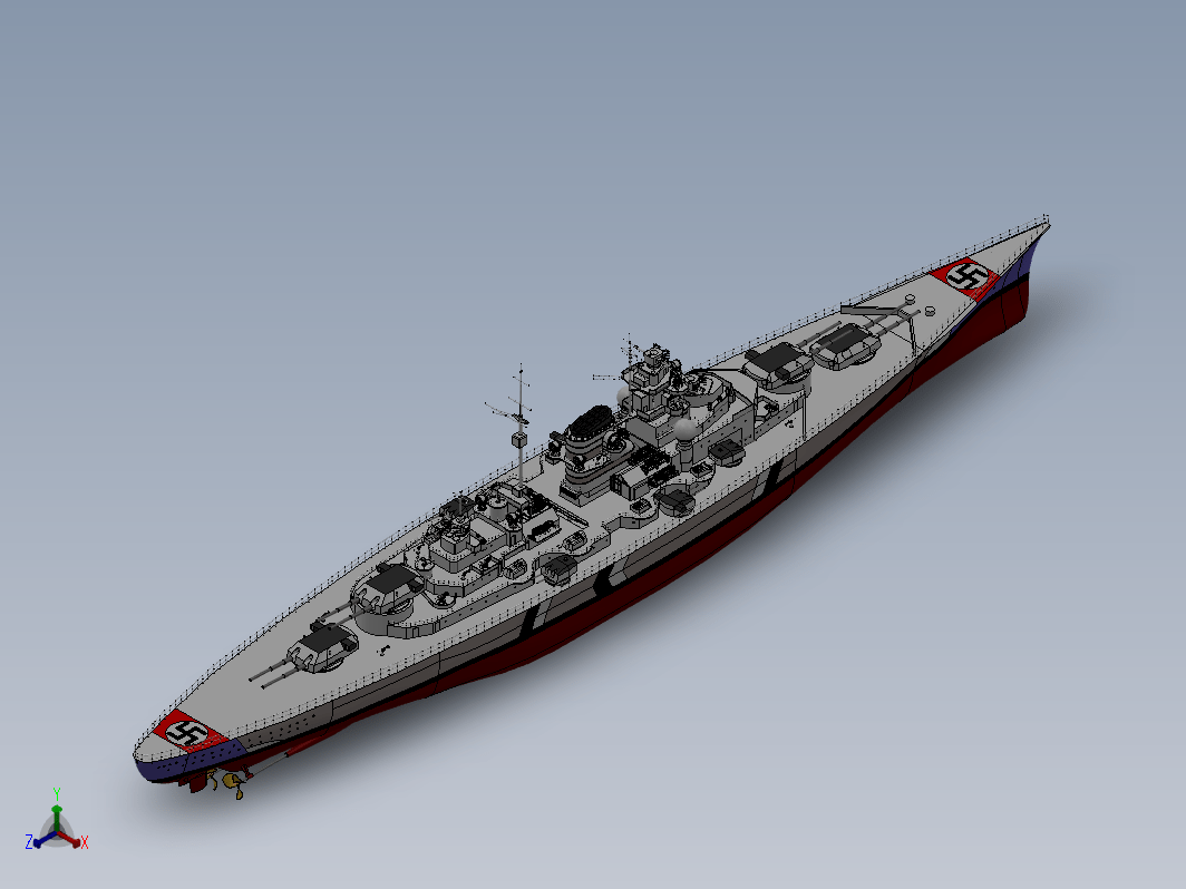 Bismarck俾斯麦号战列舰