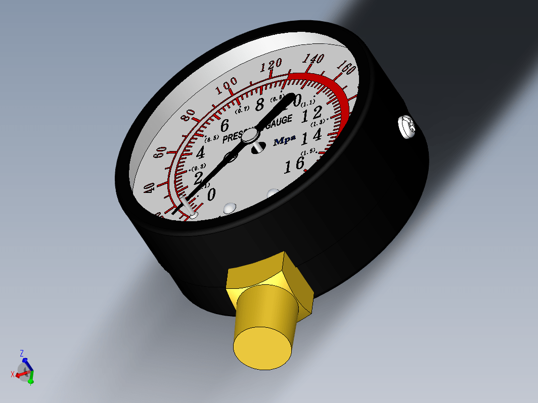 16Kg_径向直径60压力表