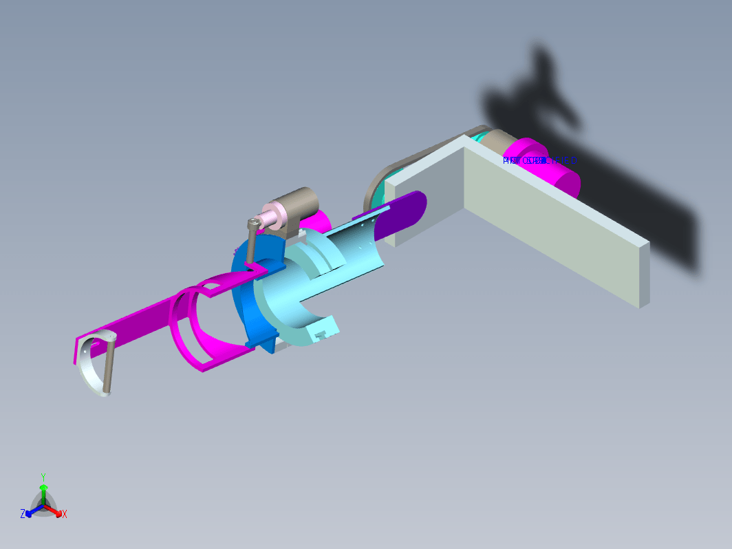 上肢康复机器人-设计三维ProE5.0带参+CAD+说明书