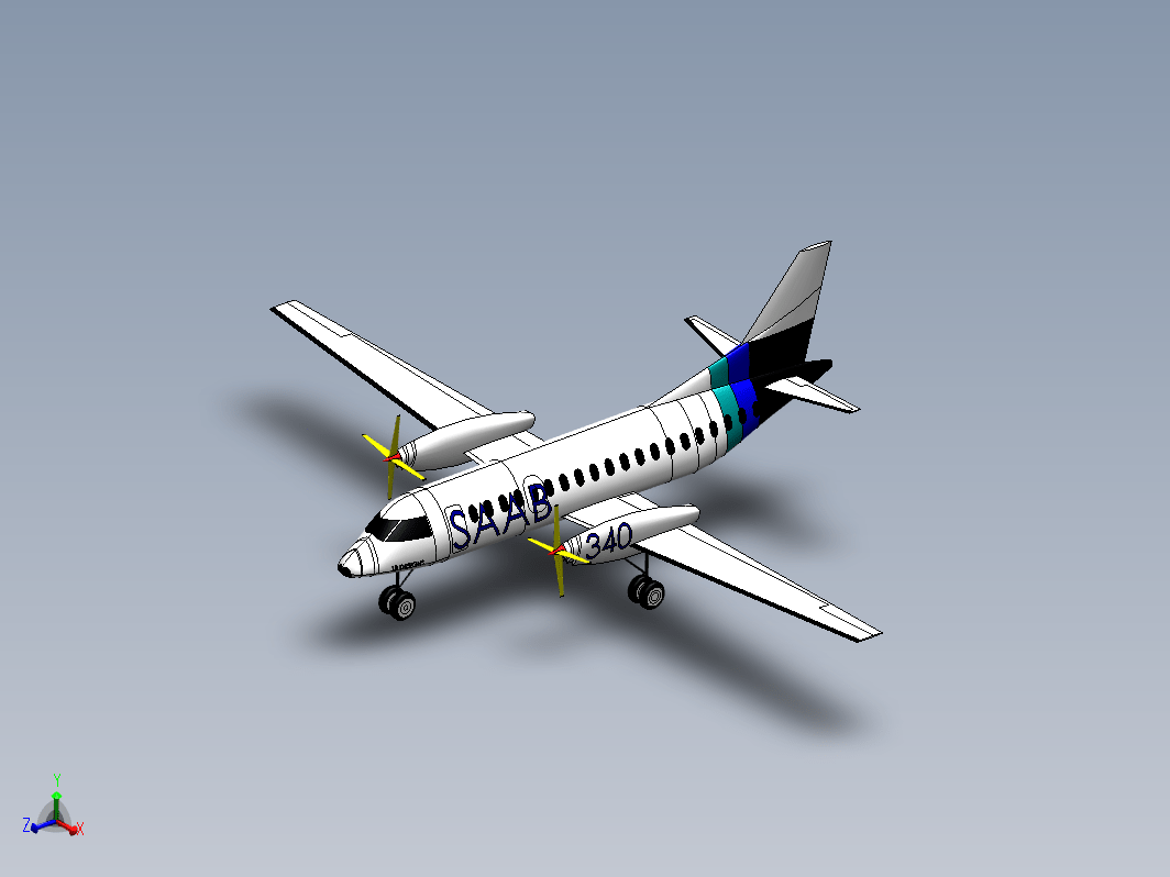 SAAB萨博340涡轮螺旋桨飞机