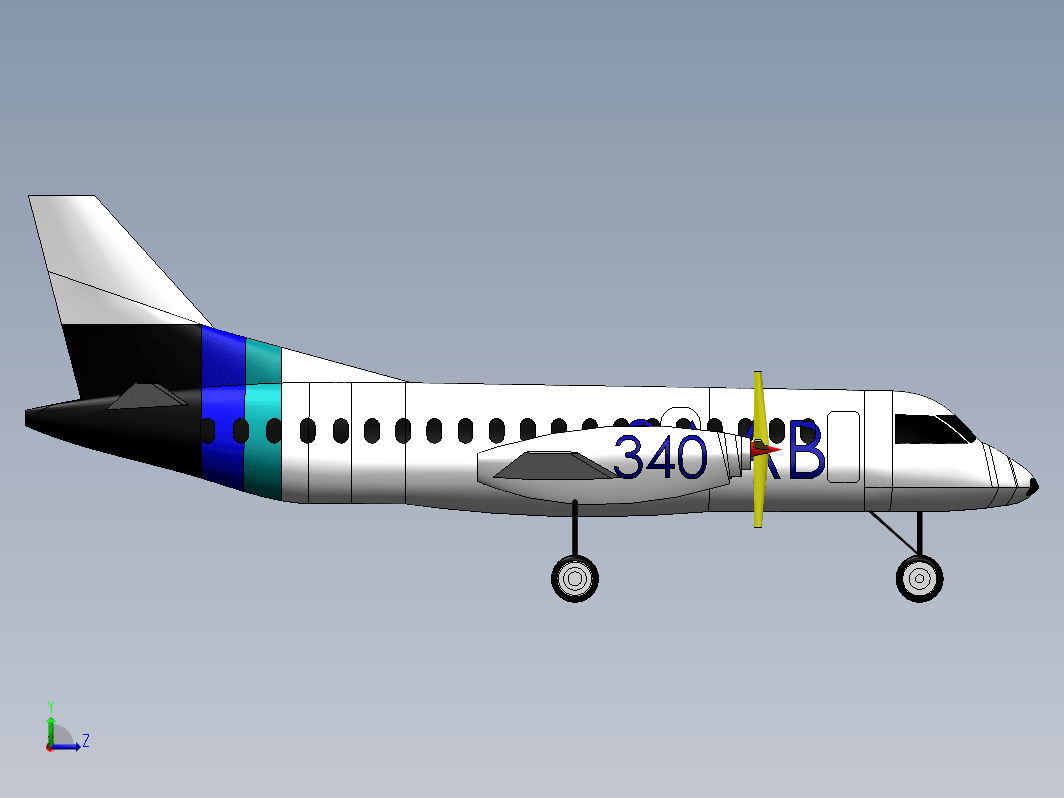 SAAB萨博340涡轮螺旋桨飞机