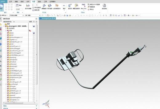 小型振动式水果采摘机构三维数字化设计三维Step+CAD+说明书缩略图