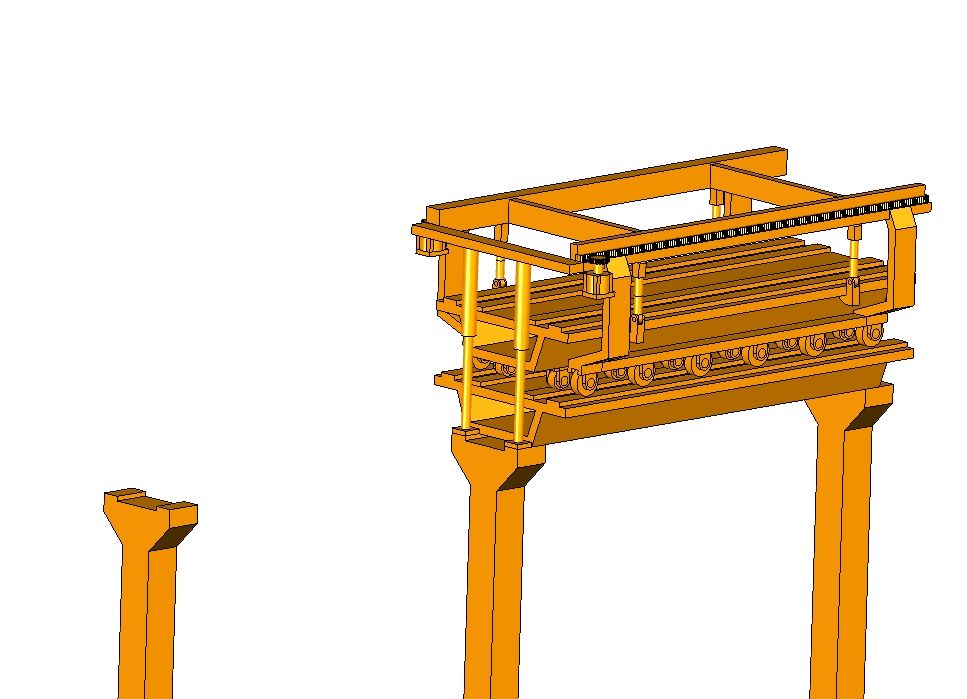 高铁架桥机仿真三维UG10.0 