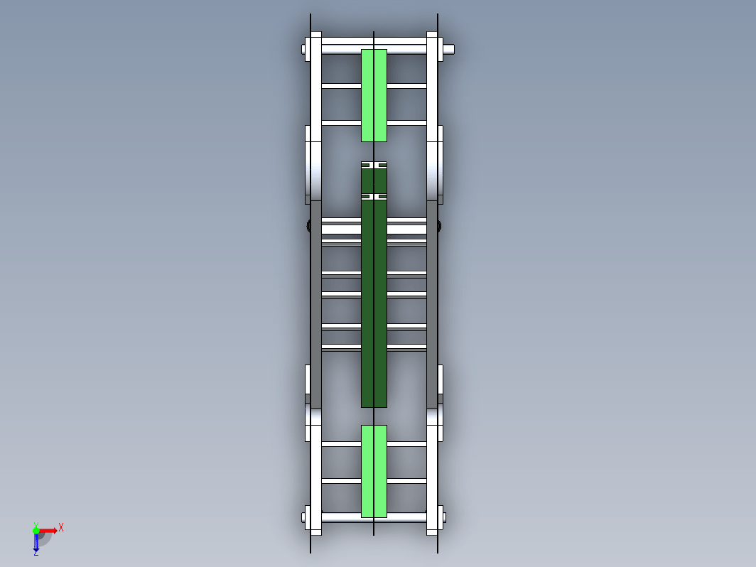 Railing Conveyor Frame槽链栏杆输送机