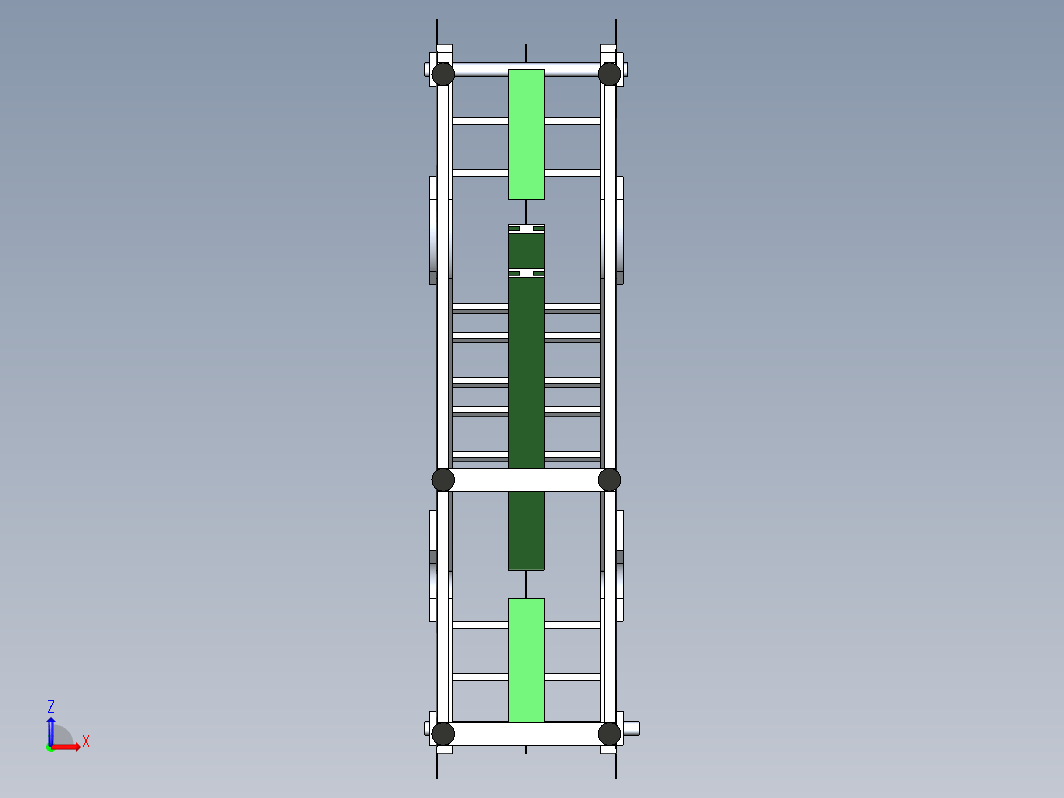 Railing Conveyor Frame槽链栏杆输送机