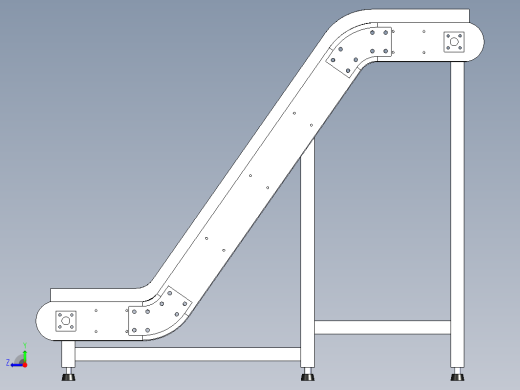 Railing Conveyor Frame槽链栏杆输送机缩略图