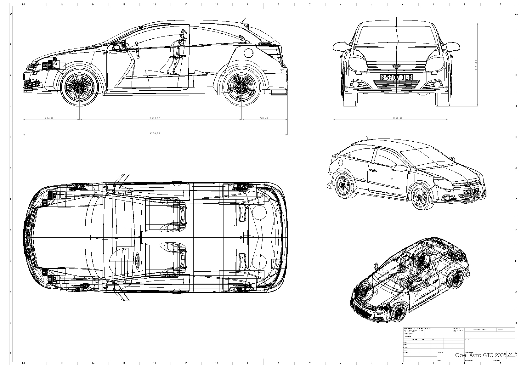 Opel Astra GTC 2005轿车