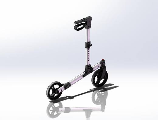 医疗带轮助行器三维模型缩略图