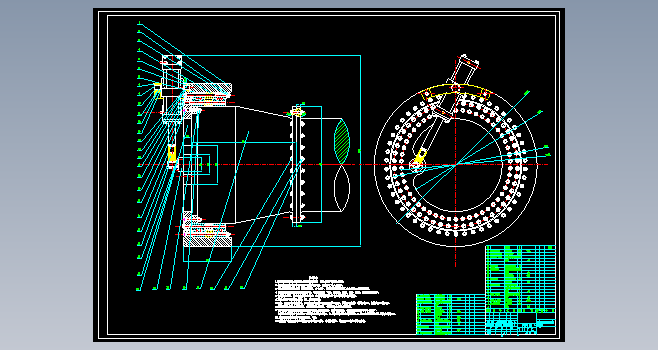 风力发电机液压独立变浆机构设计CAD+说明