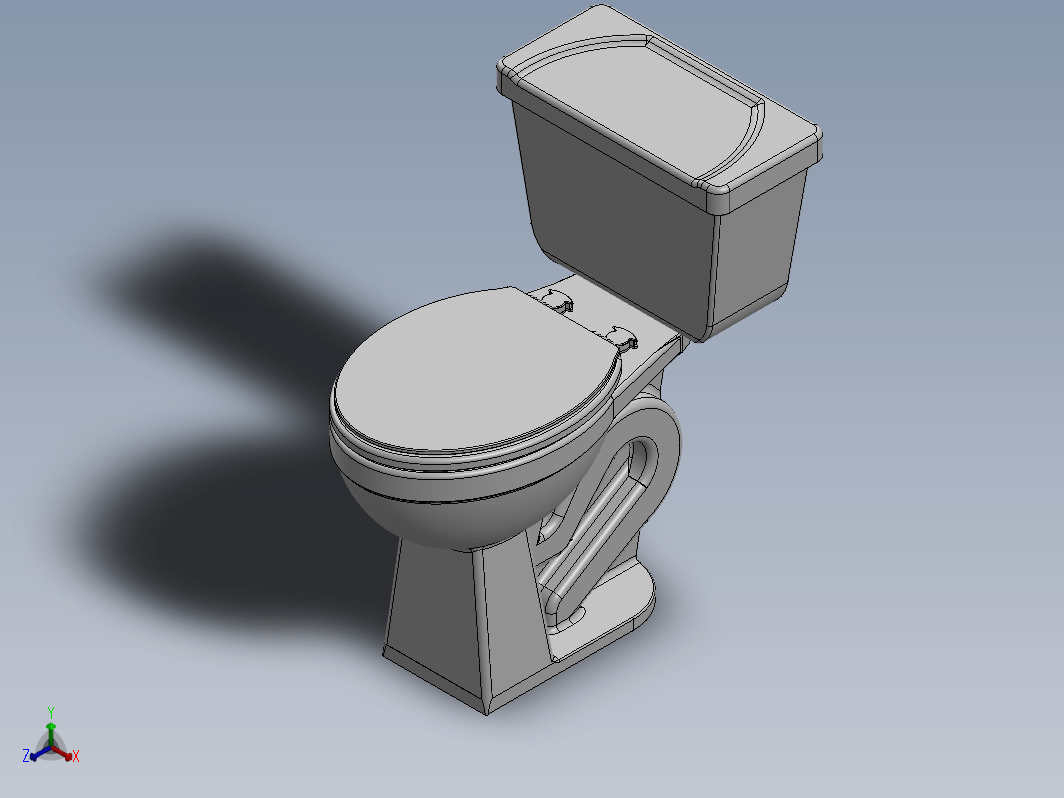 Toilet马桶简易造型