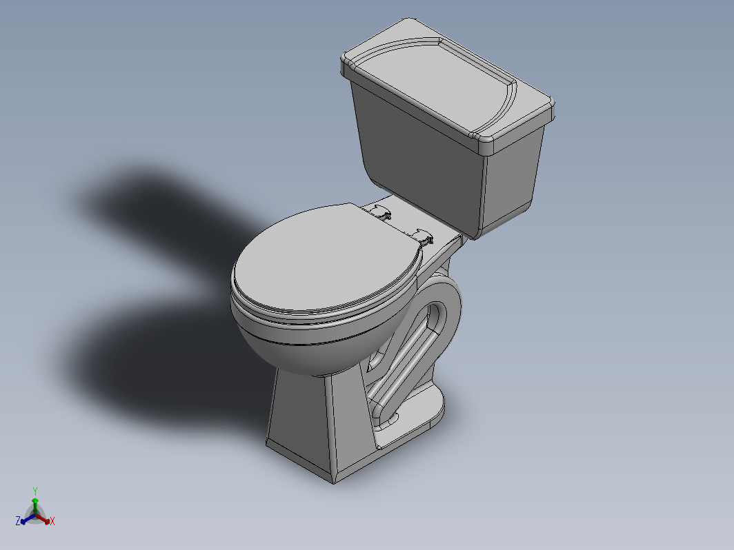 Toilet马桶简易造型