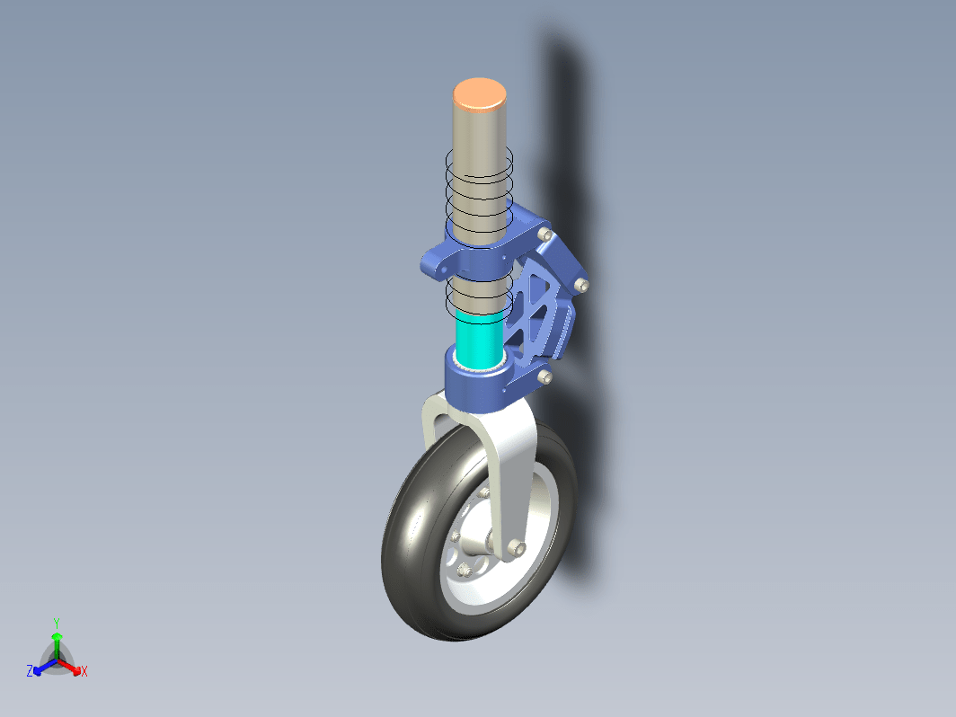 飞机起落架  main-landing-gear-6 X_T