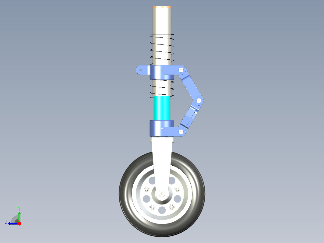 飞机起落架  main-landing-gear-6 X_T