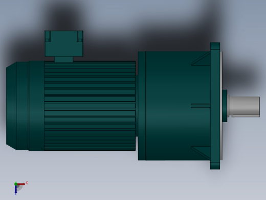 CV-40-2200-3～40立式三相铝壳(刹车)马达减速机[CV-40-2200-25-G2]缩略图