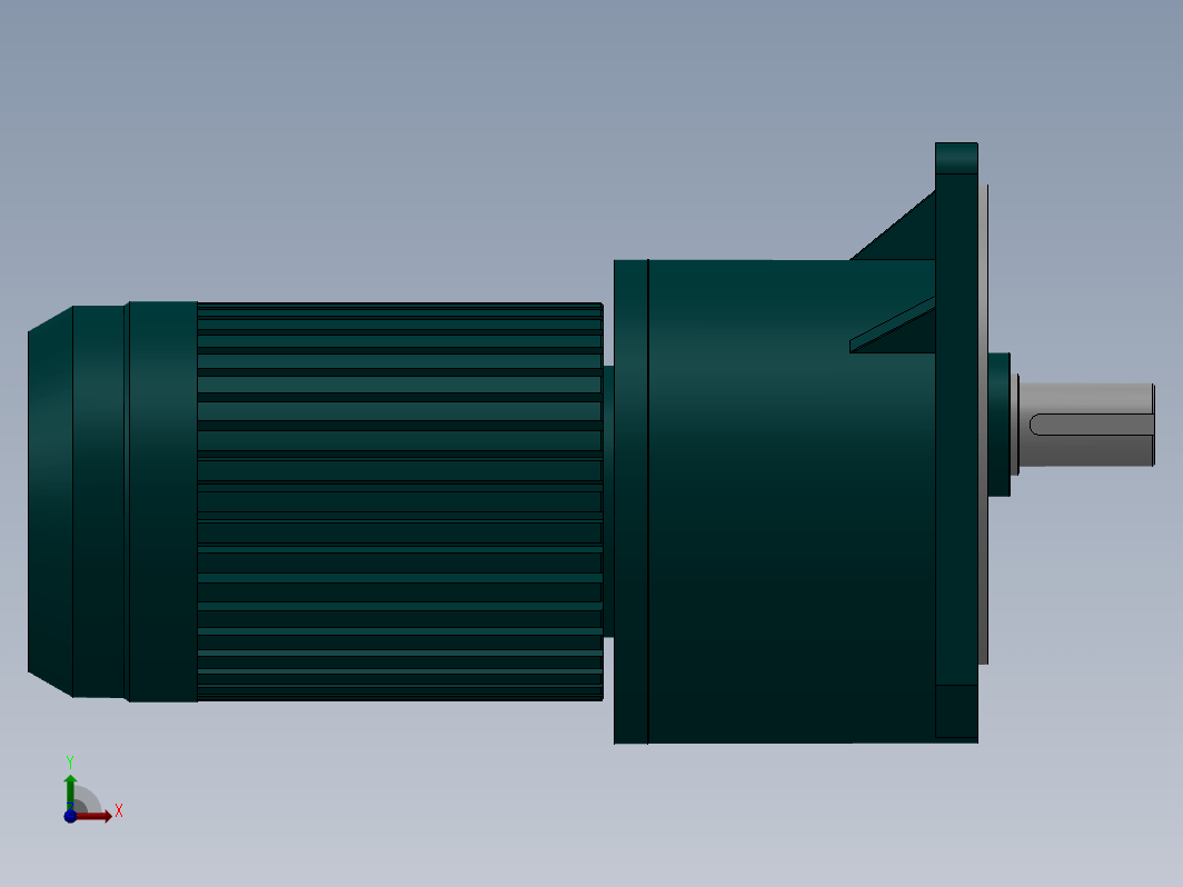 CV-40-2200-3～40立式三相铝壳(刹车)马达减速机[CV-40-2200-25-G2]