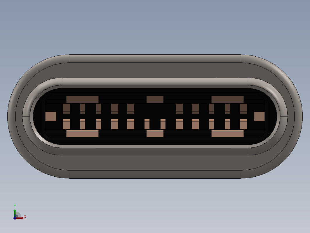 USB 连接器 C 型公头