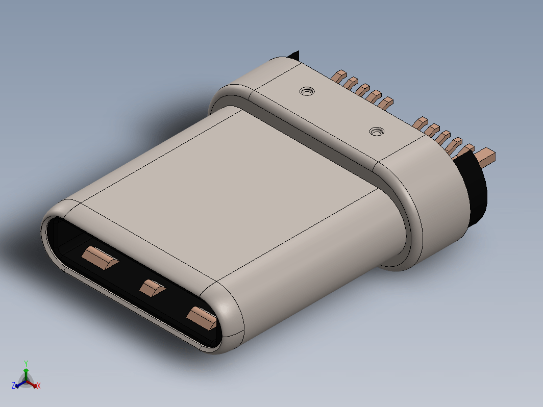 USB 连接器 C 型公头