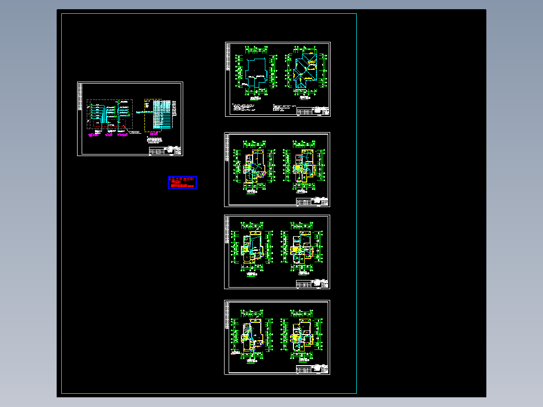 二层别墅电气及防雷图纸