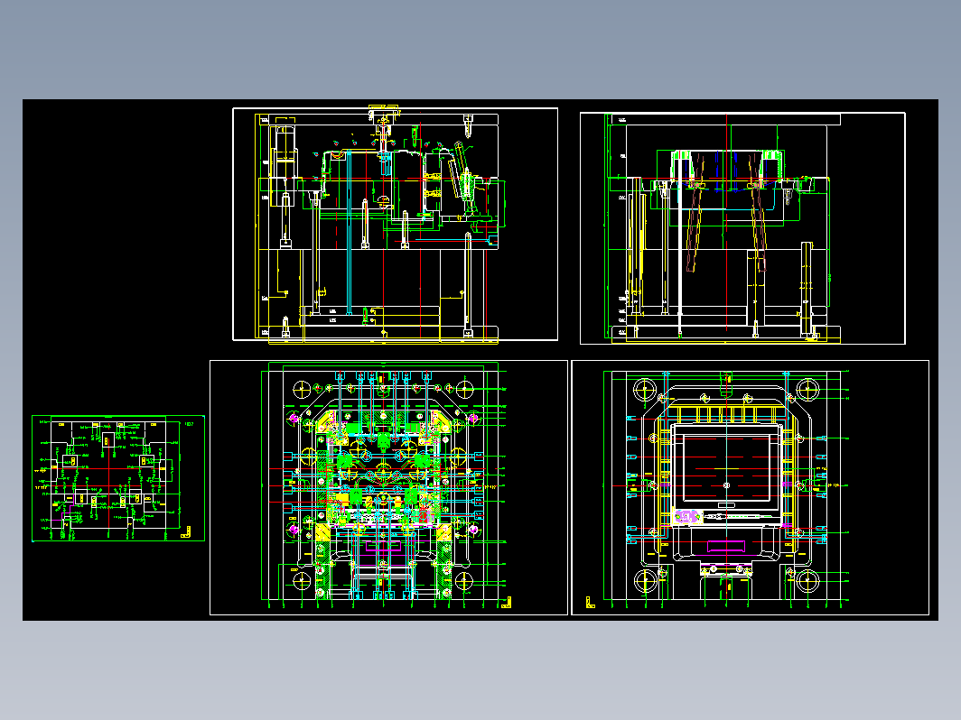 模具设计-TV前殼