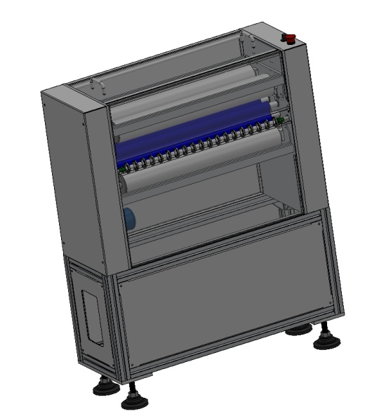 PCB线路板清洁机粘尘机设备图纸3D模型三维SW2012带参缩略图