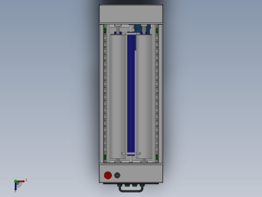 PCB线路板清洁机粘尘机设备图纸3D模型三维SW2012带参缩略图