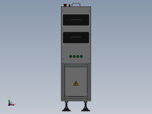 PCB线路板清洁机粘尘机设备图纸3D模型三维SW2012带参缩略图