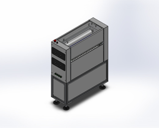 PCB线路板清洁机粘尘机设备图纸3D模型三维SW2012带参缩略图