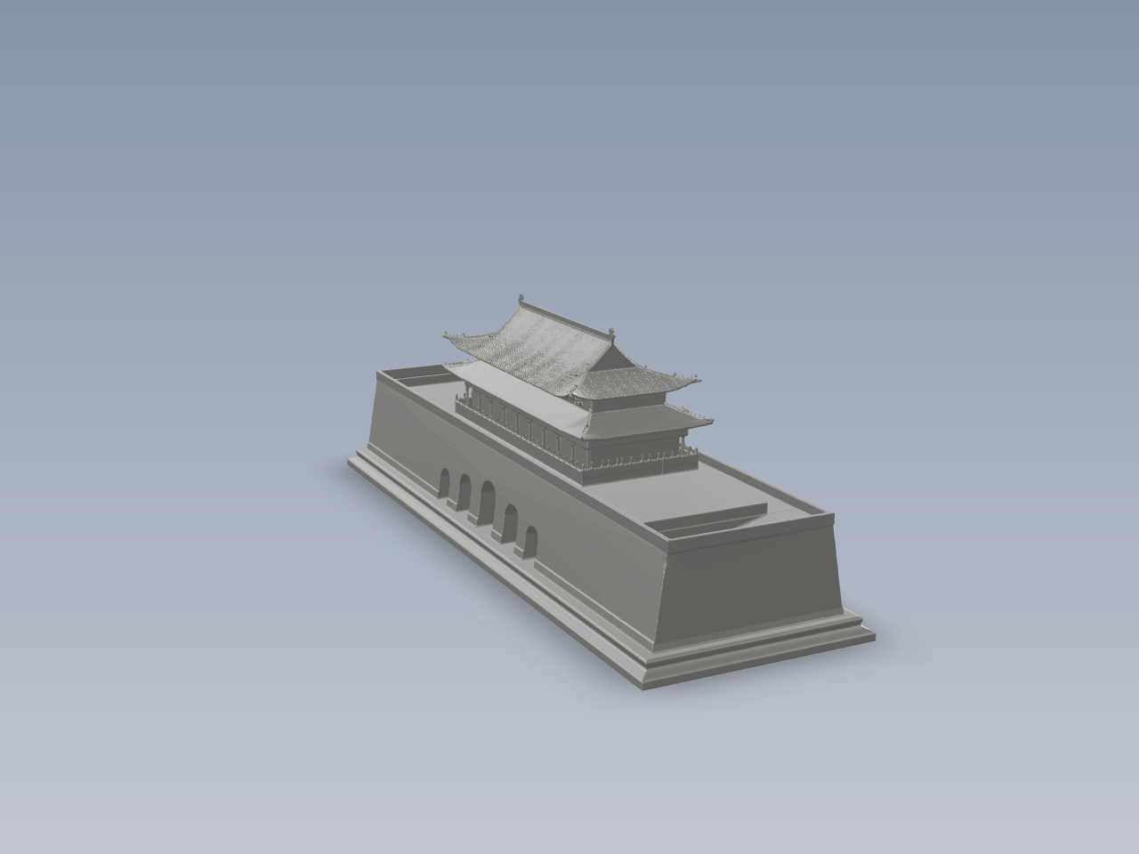 北京天安门简易模型