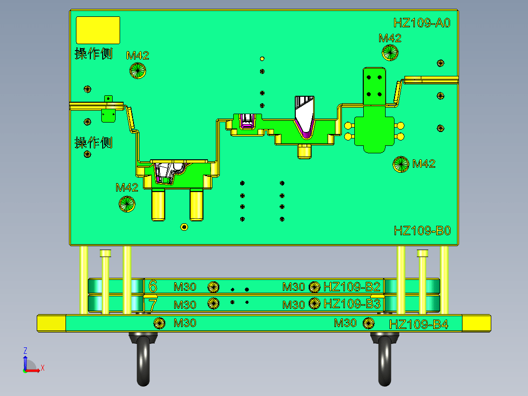 汽车模具设计-Z109-YZY