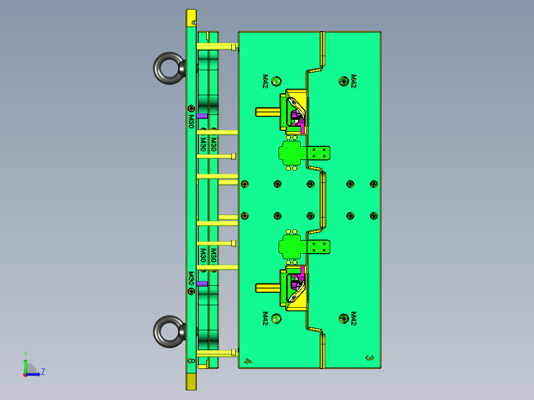 汽车模具设计-Z109-YZY