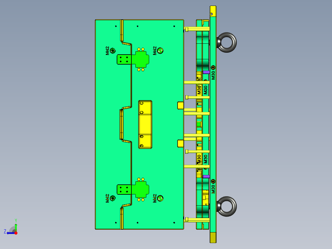 汽车模具设计-Z109-YZY