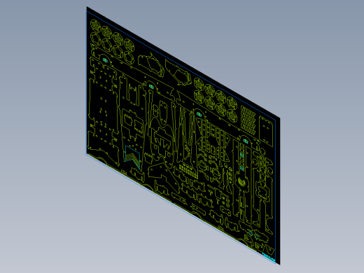 Batimovil敞篷跑车立体拼装模型激光切割图纸 dwg dxf cdr格式缩略图