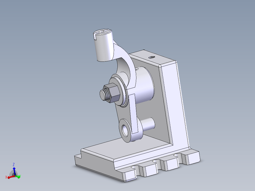 推动架设计 3D+CAD+说明书