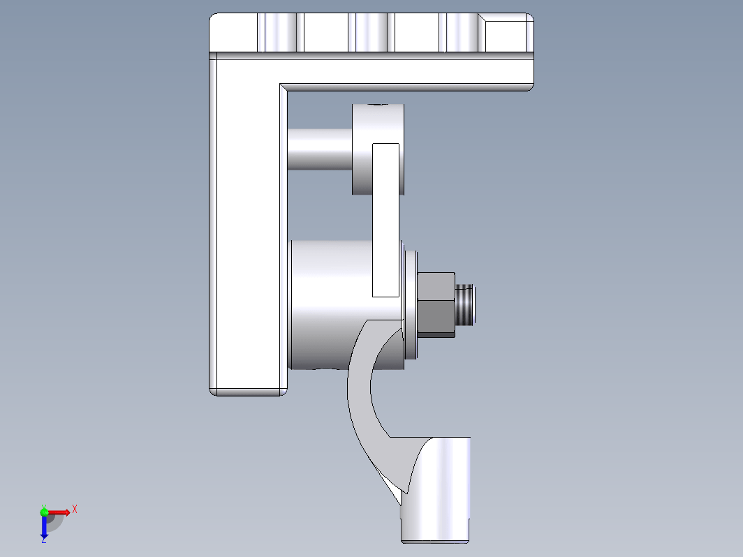 推动架设计 3D+CAD+说明书