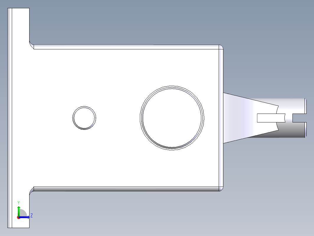 推动架设计 3D+CAD+说明书