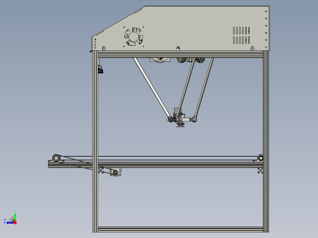 4自由度真空抓取机械手 Delta Robot