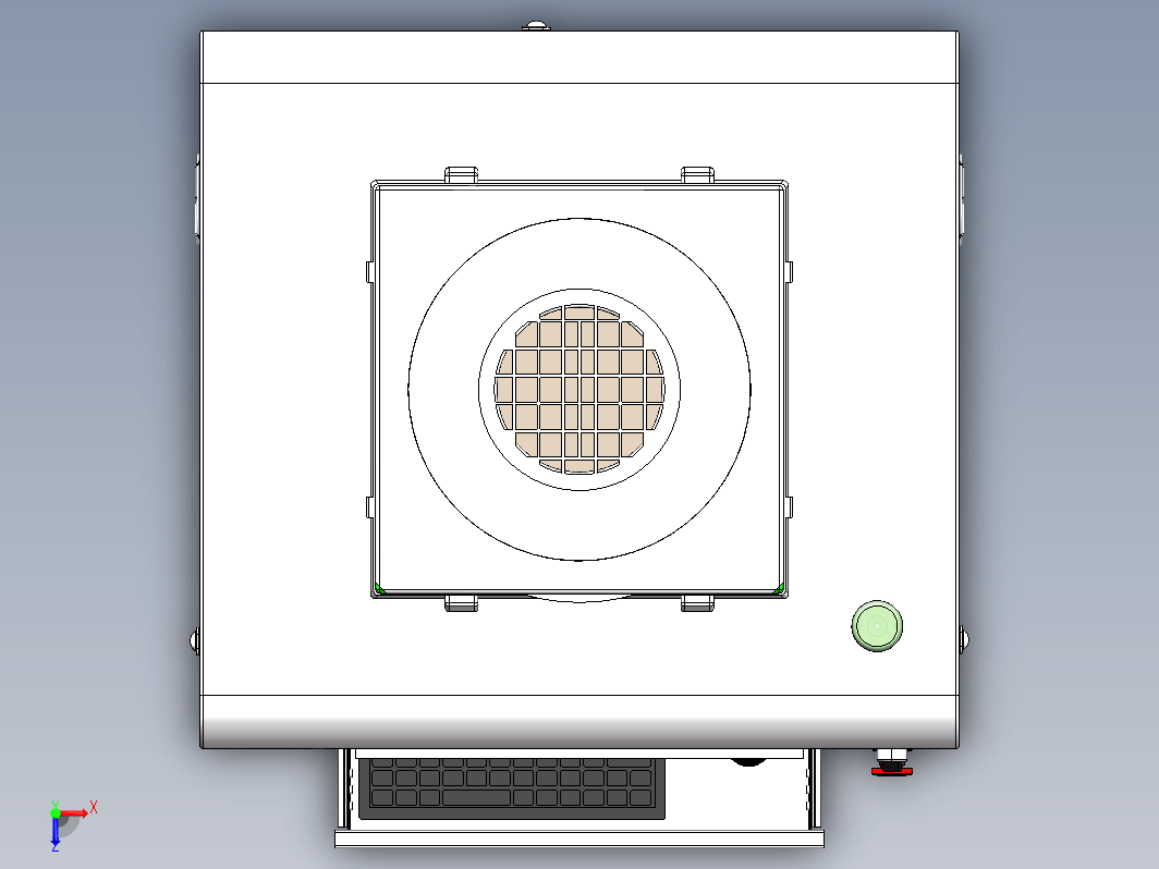 非标设备机架 框架744x704x1787