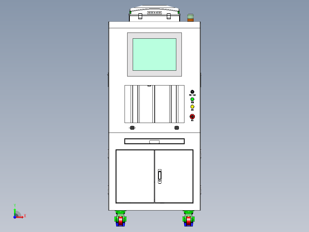 非标设备机架 框架744x704x1787