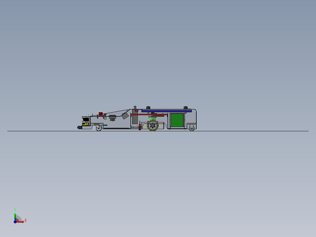 潜伏式磁导航AGV