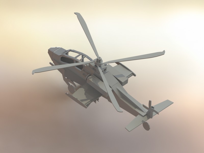 阿帕奇直升机(Apache Helicopter)拼装模型