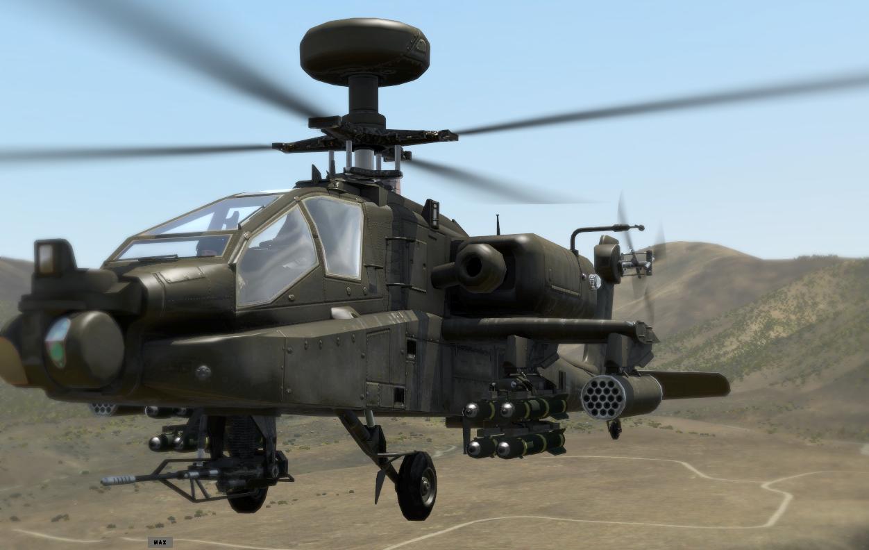 阿帕奇直升机(Apache Helicopter)拼装模型