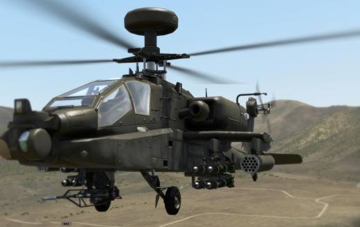 阿帕奇直升机(Apache Helicopter)拼装模型缩略图