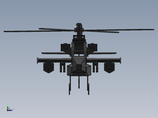 阿帕奇直升机(Apache Helicopter)拼装模型缩略图