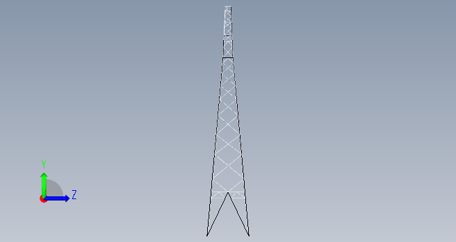 电力铁塔三维建模图