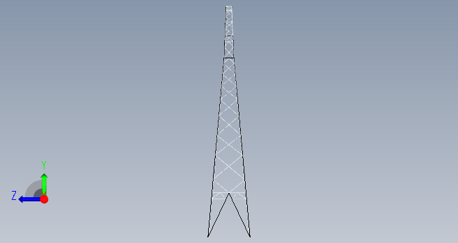 电力铁塔三维建模图