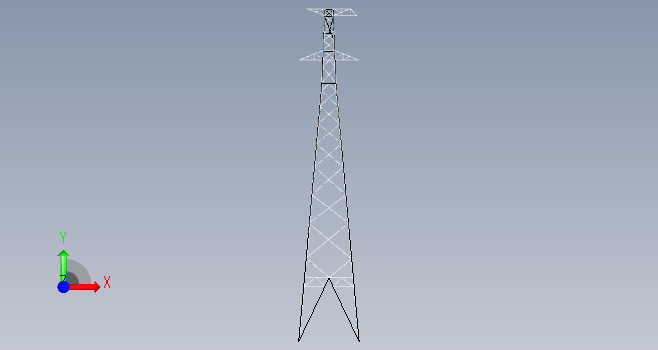 电力铁塔三维建模图