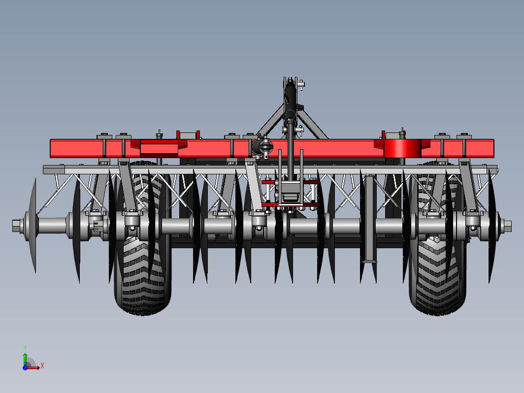 20 disc harrow圆盘耙车