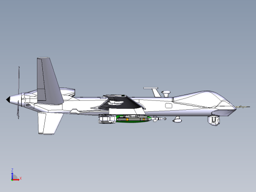 MQ9-REAPER无人机(uav)缩略图